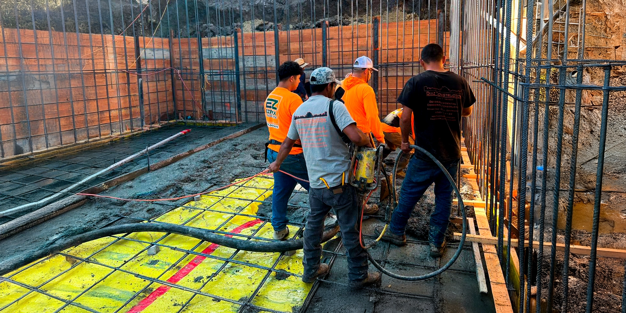 Equipo de construcción profesional